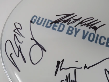 Guided By Voices Signed Drumhead LH-AS68456