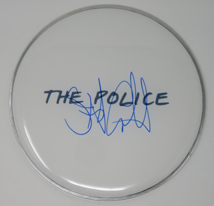 The Police Signed Drumhead FF67990