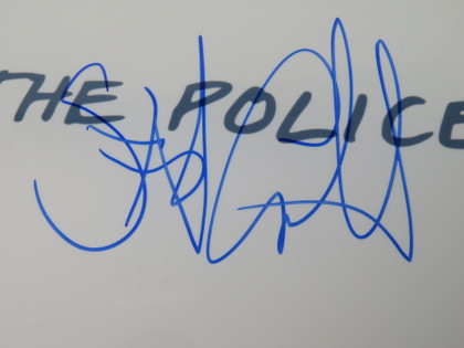 The Police Signed Drumhead FF67990