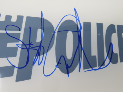 The Police Signed Drumhead