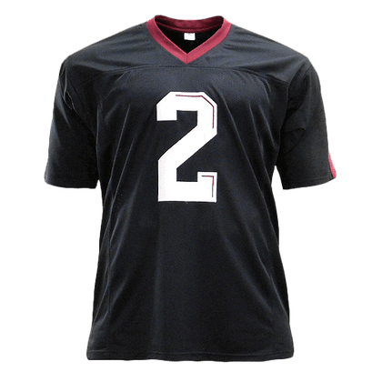 Johnny Manziel Signed Black College-Edition Jersey (JSA)