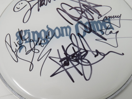 Kingdom Come Signed Drumhead QQ34917