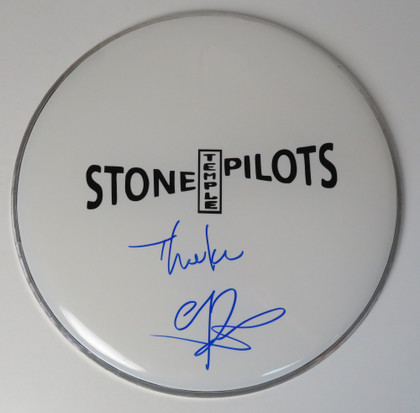 Stone Temple Pilots Signed Drumhead LH-FF51839