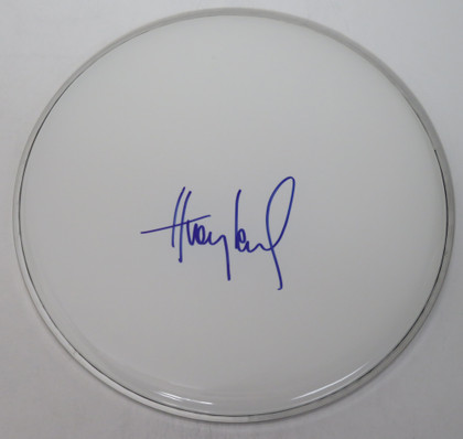 Huey Lewis And The News Signed Drumhead LH-EE60173