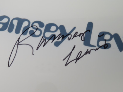 The Ramsey Lewis Trio Signed Drumhead RR59223