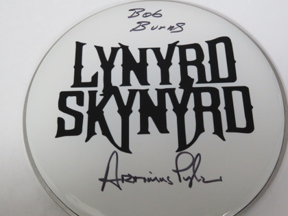 Lynyrd Skynyrd Signed Drumhead RR58929