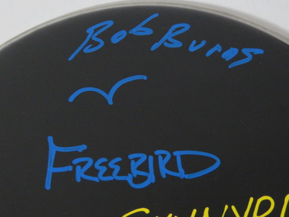 Lynyrd Skynyrd Signed Drumhead RR58902