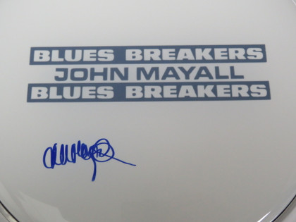 John Mayall And The Blues Breakers Signed Drumhead RR58891
