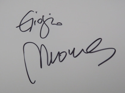Giorgio Moroder Signed Drumhead DD63832