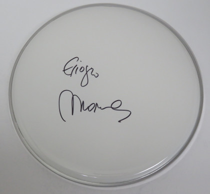 Giorgio Moroder Signed Drumhead DD63829
