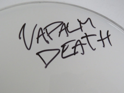 Napalm Death Signed Drumhead RR59440