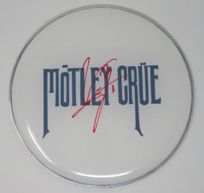Motley Crue Signed Drumhead WIT698548