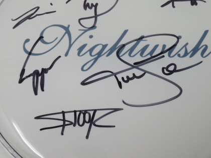 Nightwish Signed Drumhead