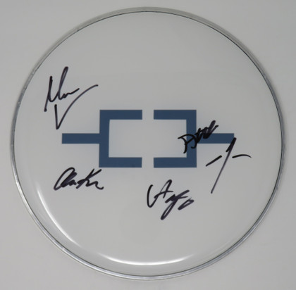 Omnium Gatherum Signed Drumhead FF51404