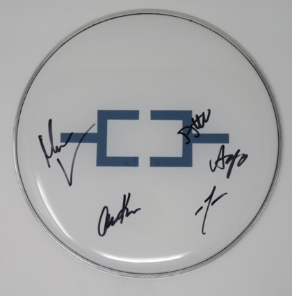 Omnium Gatherum Signed Drumhead FF51403