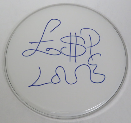 Lee "Scratch" Perry Signed Drumhead LH-FF67610