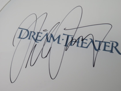 Dream Theater Signed Drumhead RR58856