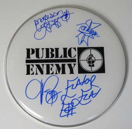 Public Enemy Signed Drumhead