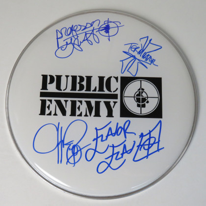 Public Enemy Signed Drumhead LH-WA924040