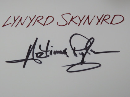 Lynyrd Skynyrd Signed Drumhead RR58811