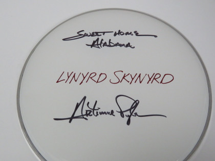 Lynyrd Skynyrd Signed Drumhead RR58812