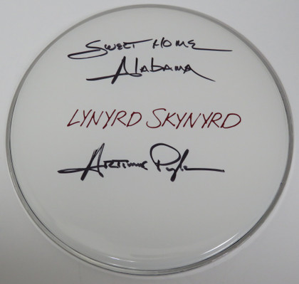 Lynyrd Skynyrd Signed Drumhead RR58813