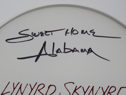 Lynyrd Skynyrd Signed Drumhead RR58813