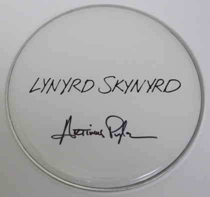 Lynyrd Skynyrd Signed Drumhead RR58803