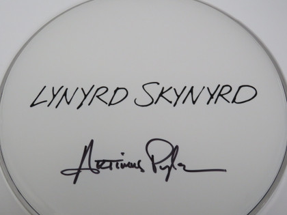 Lynyrd Skynyrd Signed Drumhead RR58803