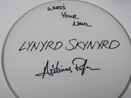 Lynyrd Skynyrd Signed Drumhead RR58801