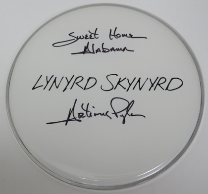 Lynyrd Skynyrd Signed Drumhead RR58805