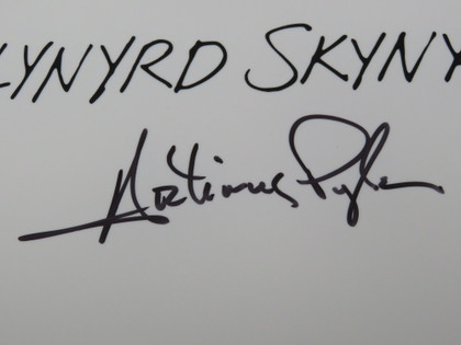 Lynyrd Skynyrd Signed Drumhead RR58805