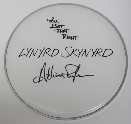 Lynyrd Skynyrd Signed Drumhead RR58807