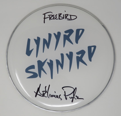 Lynyrd Skynyrd Signed Drumhead LH-WIT838162