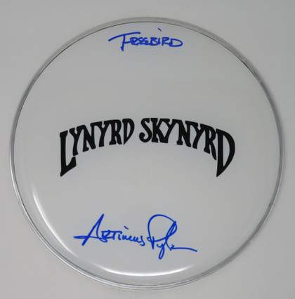 Lynyrd Skynyrd Signed Drumhead RR58788
