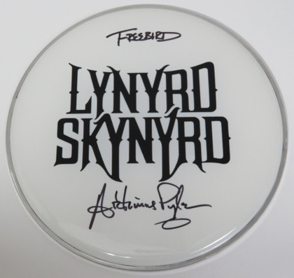 Lynyrd Skynyrd Signed Drumhead RR58794