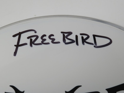 Lynyrd Skynyrd Signed Drumhead LH-WIT838174