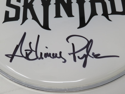 Lynyrd Skynyrd Signed Drumhead LH-WIT838188