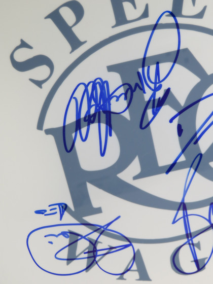 REO Speedwagon Signed Drumhead LH-RR58827