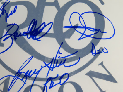 REO Speedwagon Signed Drumhead AI39892