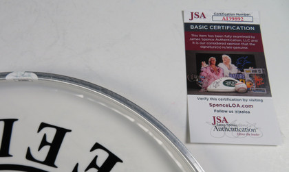 REO Speedwagon Signed Drumhead AI39892
