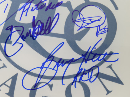 REO Speedwagon Signed Drumhead AI39893
