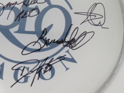 REO Speedwagon Signed Drumhead RR58820