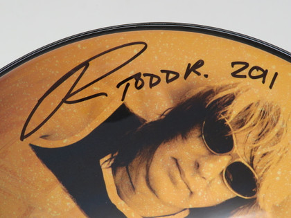 Todd Rundgren Signed Drumhead RR58635