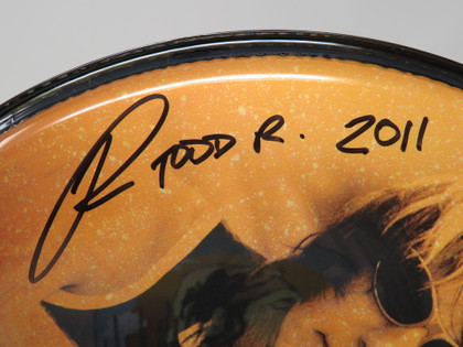 Todd Rundgren Signed Drumhead RR58641