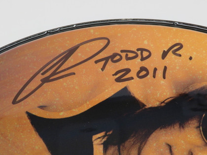 Todd Rundgren Signed Drumhead RR58645