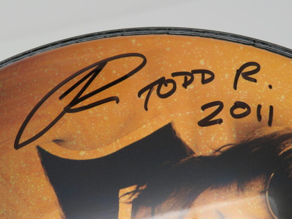 Todd Rundgren Signed Drumhead RR58603