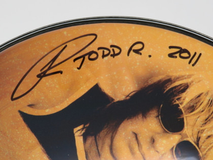 Todd Rundgren Signed Drumhead RR58611
