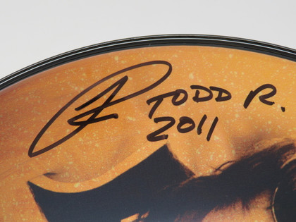 Todd Rundgren Signed Drumhead RR58613