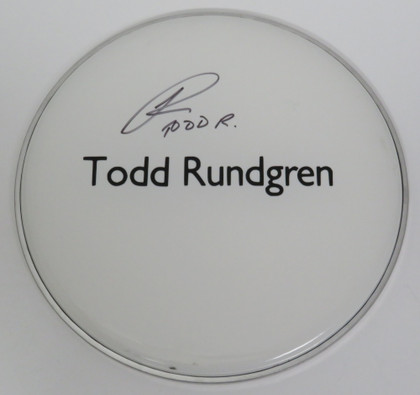 Todd Rundgren Signed Drumhead RR58915